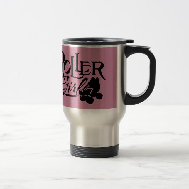 Taza De Viaje Chica del rodillo, rodillo Derby (Derecha)