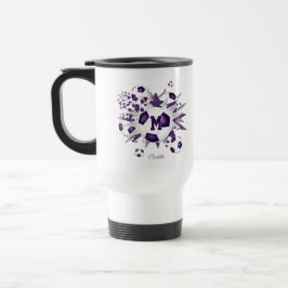 Taza De Viaje chicas de fútbol con violeta