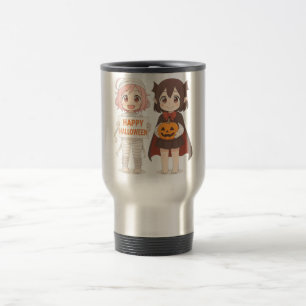 Taza De Viaje Chicas de momia de anime y vampiros