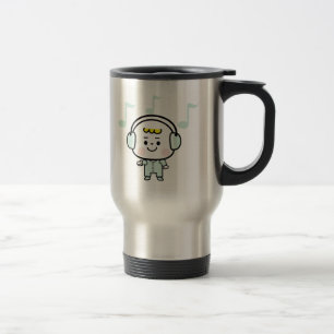 Taza De Viaje chico de la música