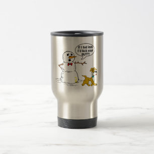 Taza De Viaje Chiste del muñeco de nieve