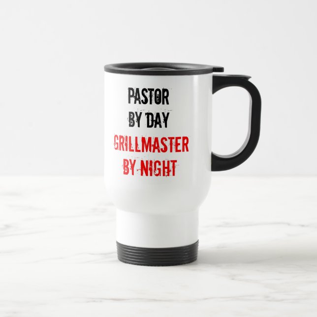 Taza De Viaje Chiste Pastor Grillmaster (Derecha)