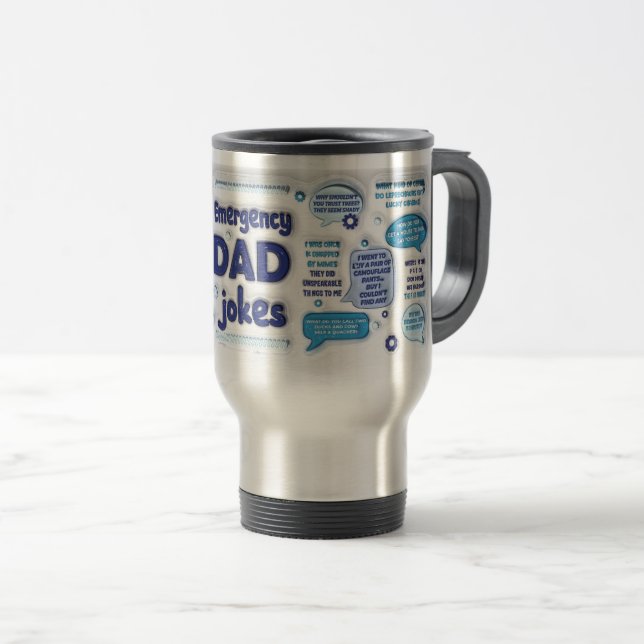 Taza De Viaje Chistes de papá (Anverso derecho)