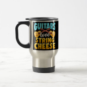 Taza De Viaje Chistoso Castigo de Guitarra Aficionados a la Músi