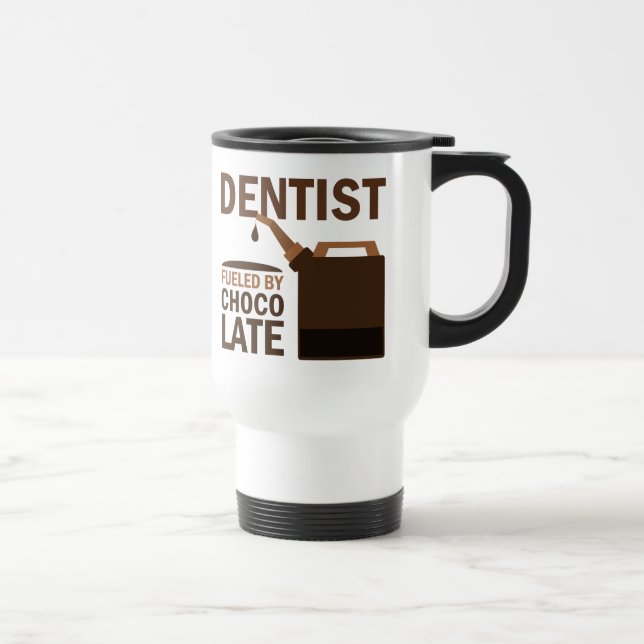 Taza De Viaje Chocolate del regalo del dentista (Derecha)