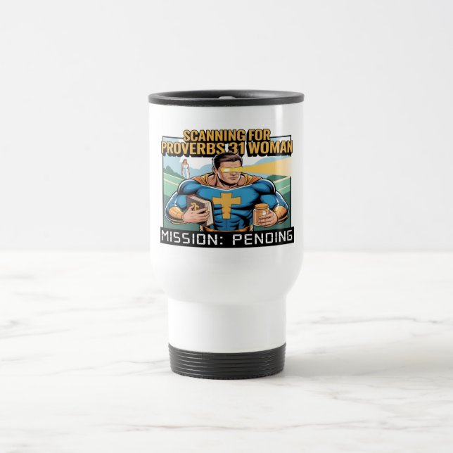 Taza De Viaje Christian Travel Mug for Single Men (Centro)