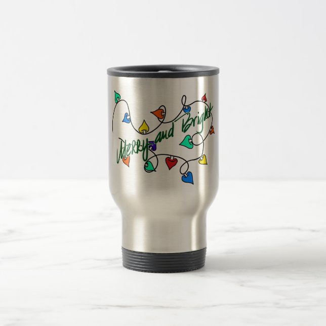 Taza De Viaje Christmas lights mug (Centro)
