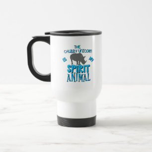 Taza De Viaje chubby unicorn mi animal espiritual