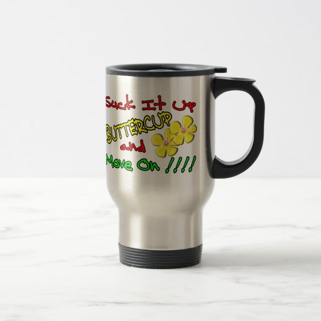 Taza De Viaje Chúpelo encima de ranúnculo (Derecha)