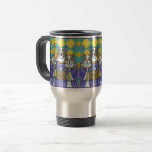 TAZA DE VIAJE CHURCH CHOIR CATS & MOUSE CANTANDO NAVIDADES CAROL