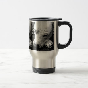 Taza De Viaje cicatriz de harry potter perro pit bull blanco