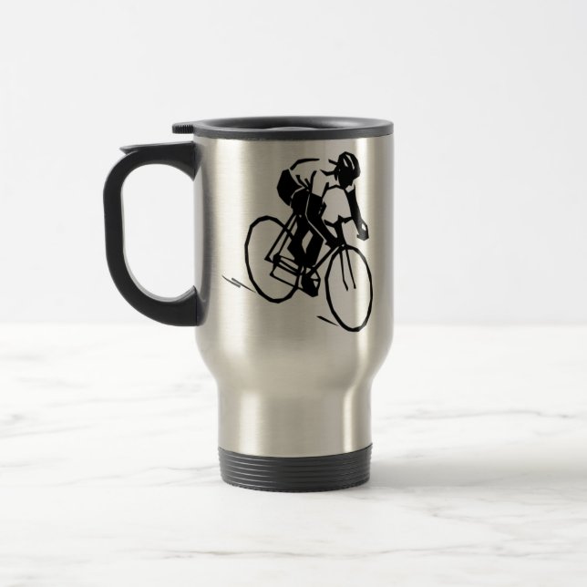 Taza De Viaje Ciclismo bicicleta motero (Izquierda)