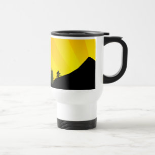 Taza De Viaje ciclismo : rayz de montaña :