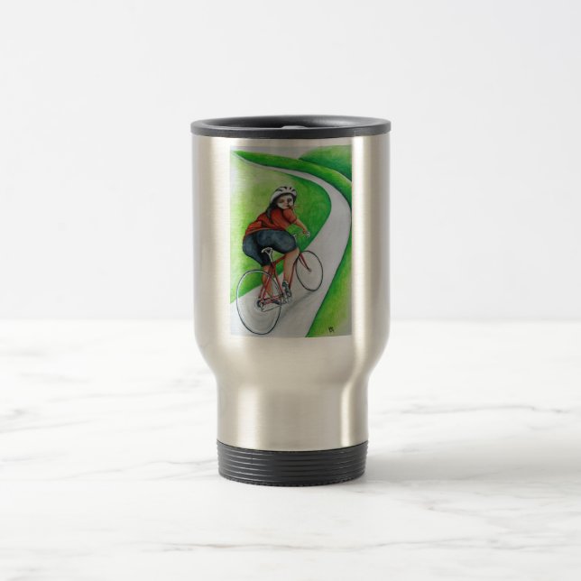 Taza De Viaje Ciclista - beso adiós (Centro)