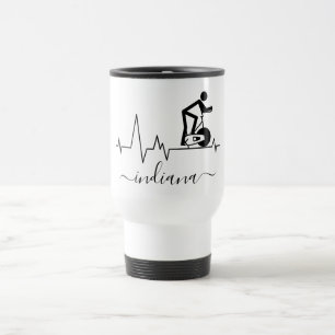 Taza De Viaje Ciclista de Corazón de Ciclo de Spinning Interior