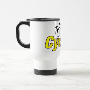 Taza De Viaje Ciclo con la bicicleta