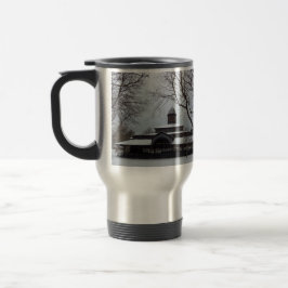 Taza De Viaje Cielos gris de nieve y tabernáculo - Viñedo de Mar