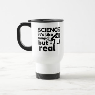 Taza De Viaje ciencia como magia pero real