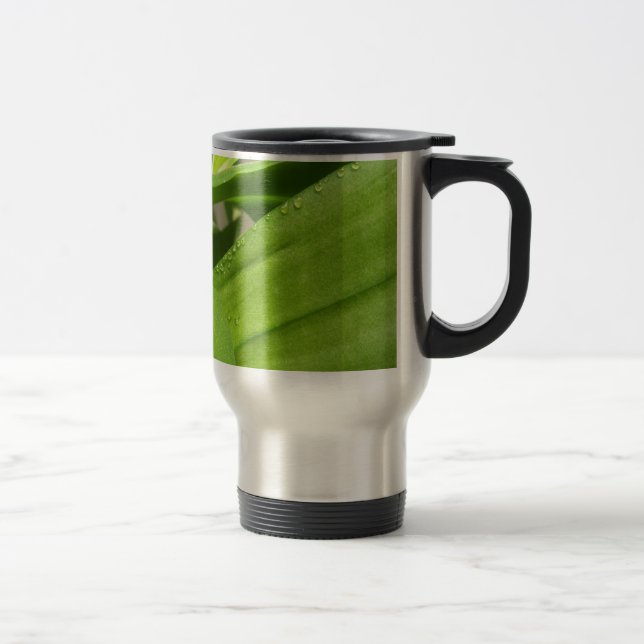Taza De Viaje Cierre de la planta de orquídeas de Dendrobium ver (Derecha)