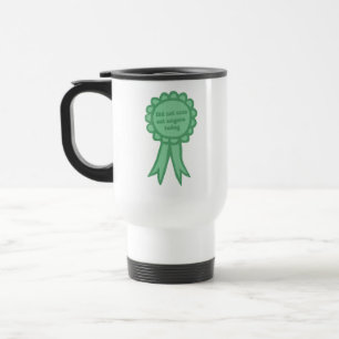 Taza De Viaje Cinta de Premio Did Not Cuss Out Teal Tonto