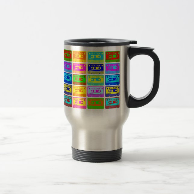 Taza De Viaje Cinta mixta psicodélica (Derecha)