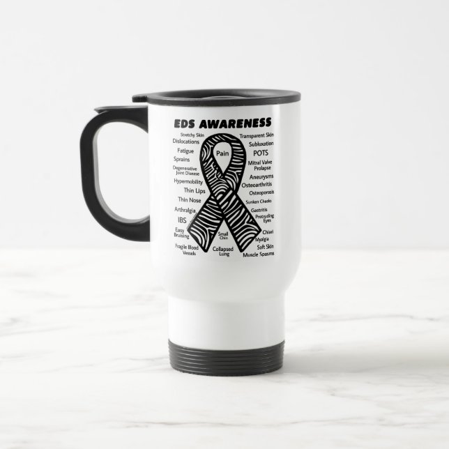 Taza De Viaje Cinta/Síntomas...EDS Mug (Izquierda)