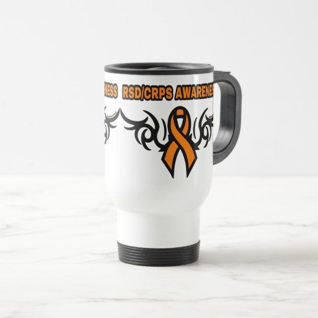 Taza De Viaje Cinta tribal...RSD/CRPS (Anverso derecho)