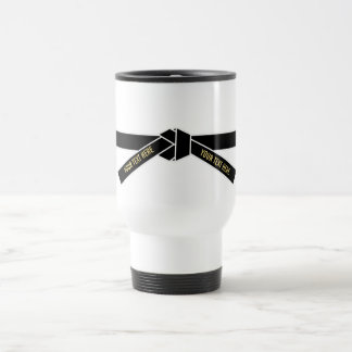Taza De Viaje Cinturón Negro Personalizable (Kuro-obi)