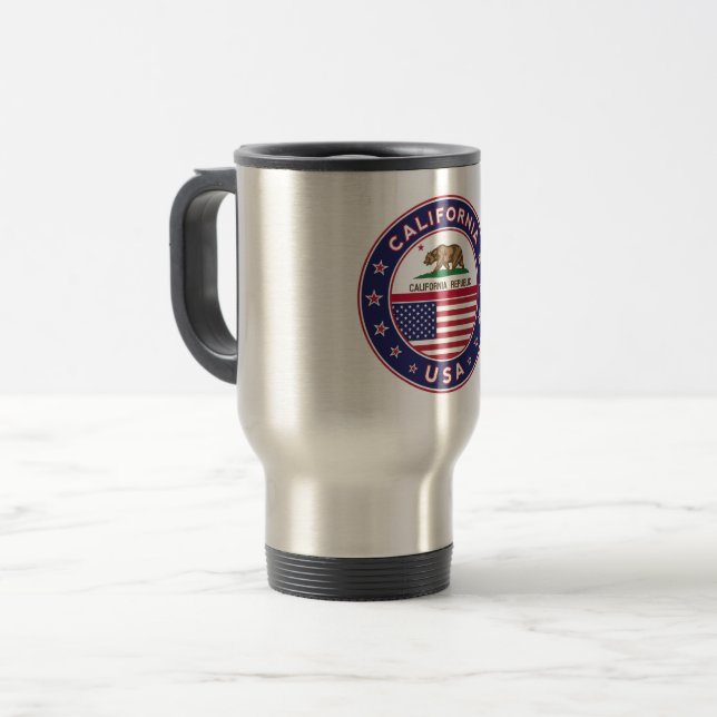Taza De Viaje circle design, (Anverso izquierdo)