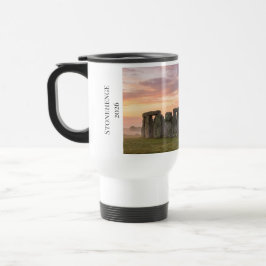 Taza De Viaje Círculo de piedra antiguo de Stonehenge Inglaterra