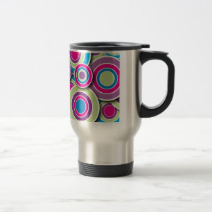 Taza De Viaje Círculos retros