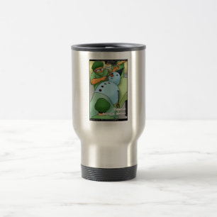Taza De Viaje Cirugía Estética Muñeco de Nieve Regalos Divertido