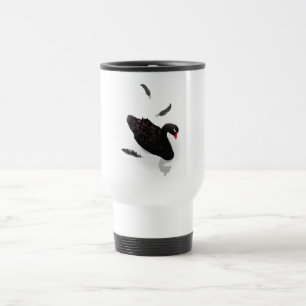 Taza De Viaje Cisne negro elegante