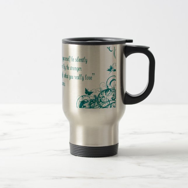 Taza De Viaje cita de amor de Rumi (Derecha)