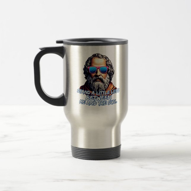 Taza De Viaje Cita de Guay Diogenes (Izquierda)
