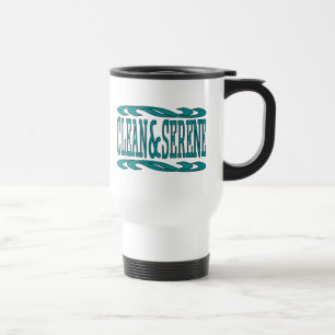 Taza De Viaje Cita de recuperación Inspiradora limpia y serena