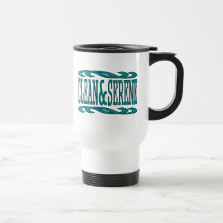 Taza De Viaje Cita de recuperación Inspiradora limpia y serena