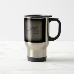 Taza De Viaje Cita de Teddy Roosevelt - Ausencia y Muerte
