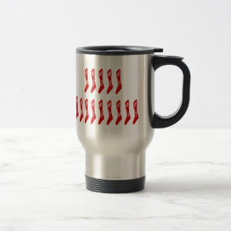 Taza De Viaje Cita de tipografía navideña de alegría