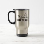 Taza De Viaje Cita de trabajo de Office Funny Professional Overt<br><div class="desc">Funny Profesional Overthinker Office Work Quote Tea Coffee Travel Mugs presenta el texto "Profesional Overthinker" en tipografía moderna escrita a mano. Perfecto regalo para cumpleaños,  Navidades,  Día de la Madre,  Día del Padre,  personal de oficina y colegas de trabajo. Diseñado por ©Evco Studio www.zazzle.com/store/evcostudio</div>