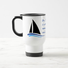 Taza De Viaje Cita de vela, viento y belleza