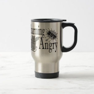 Taza De Viaje Cita divertida de un pequeño gato endemoniado, enc