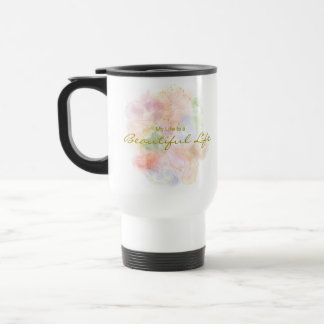 Taza De Viaje Cita positiva personalizada tipografía arte de res