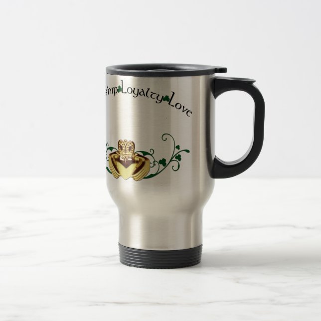 Taza De Viaje Claddagh/Claddaugh (Derecha)