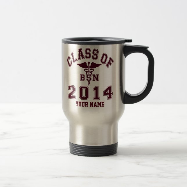 Taza De Viaje Clase de 2014 BSN (Derecha)