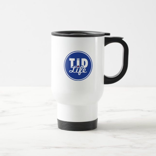 Taza De Viaje Clase de cansado [azul] (Derecha)