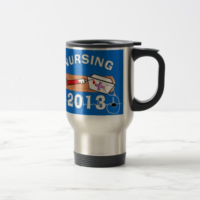 Taza De Viaje Clase del estudiante de la enfermería de 2013 (Derecha)