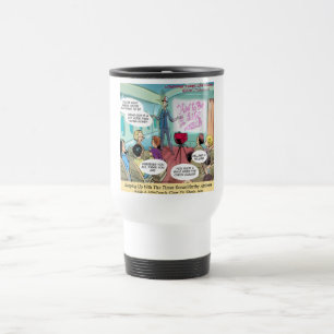 Taza De Viaje Clase divertida LifeCoach de aerolínea