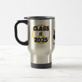 TAZA DE VIAJE CLASE PERSONALIZADA DE 2025 GRADUACIÓN FEMENINA