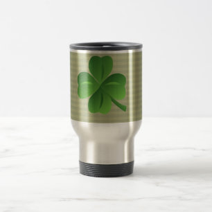 Taza De Viaje Clásico Trendy Irish Lucky Shamrock